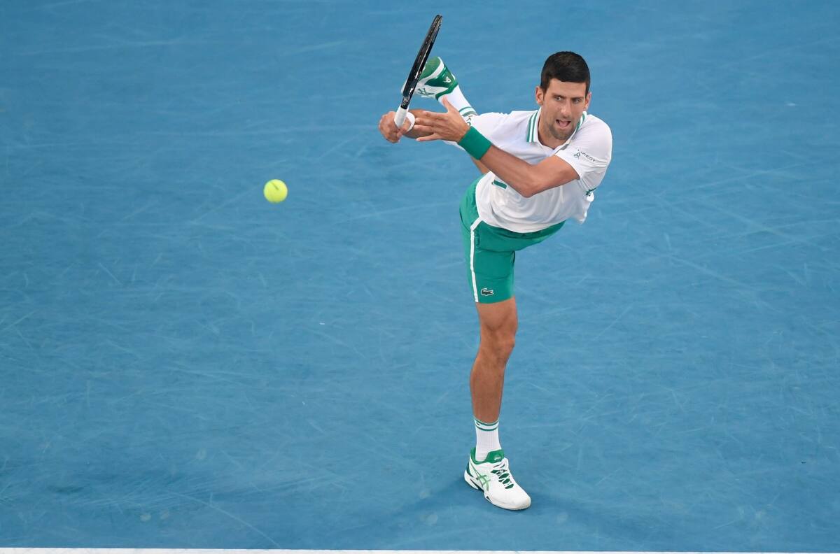 Novak Djokovic avanzó sin complicaciones a la final del Australian Open