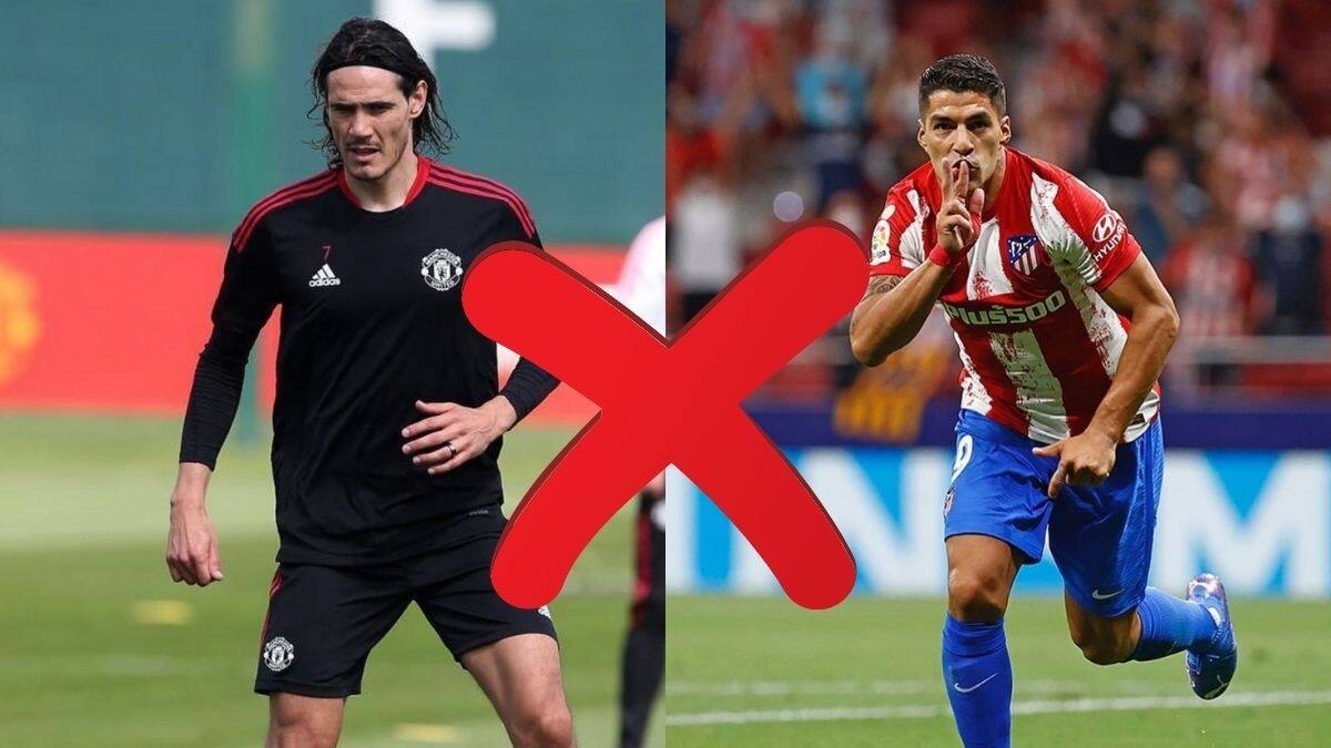 Edinson Cavani y Luis Suárez fueron sacados de la convocatoria de Uruguay