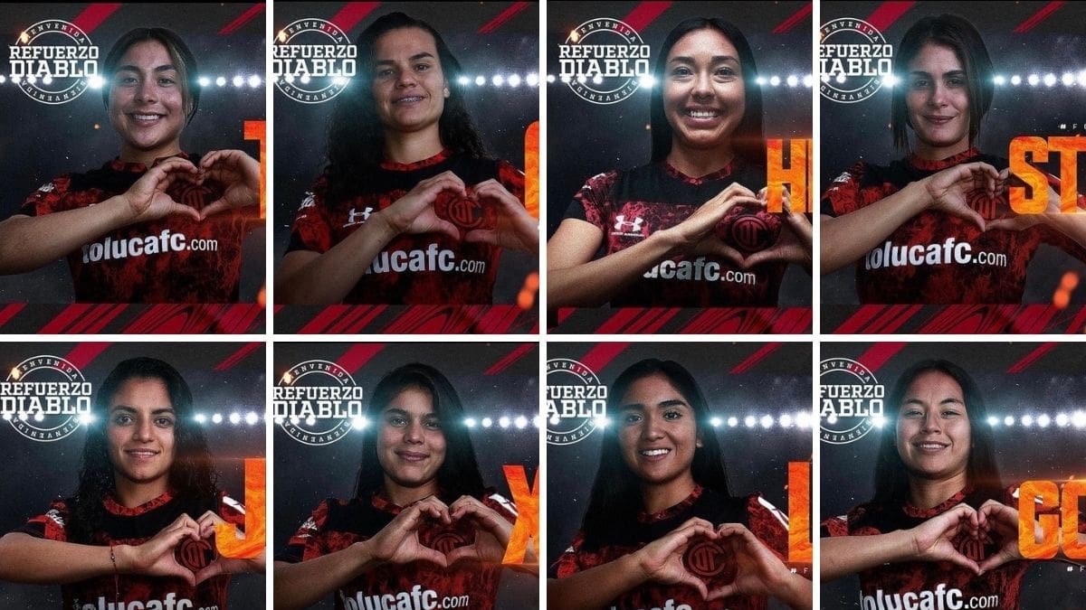 Toluca Femenil se refuerza con 8 jugadoras para el Apertura 2021