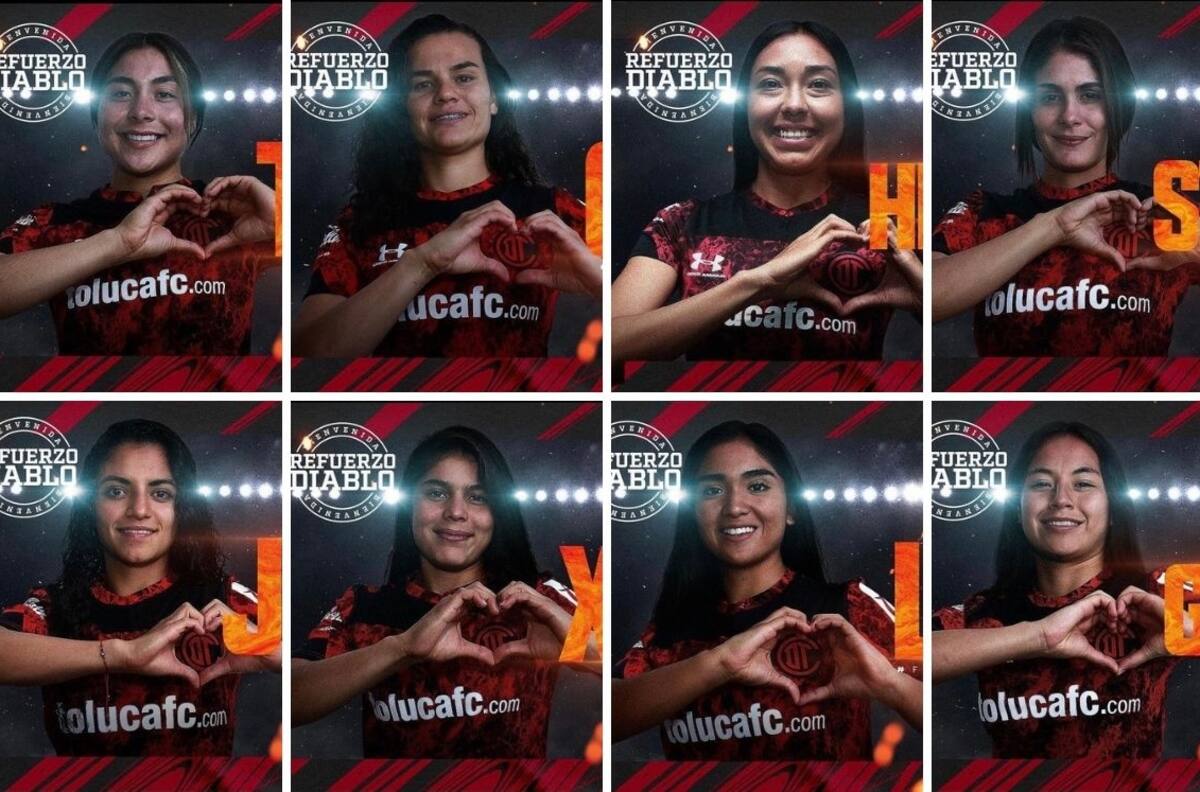 Toluca Femenil se refuerza con 8 jugadoras para el Apertura 2021