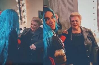 Paquita la del Barrio recibe gran homenaje de Karol G y Becky G