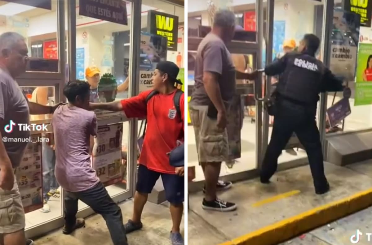 VIDEO| Ladrones entrar a robar un Oxxo y son capturados por la policía