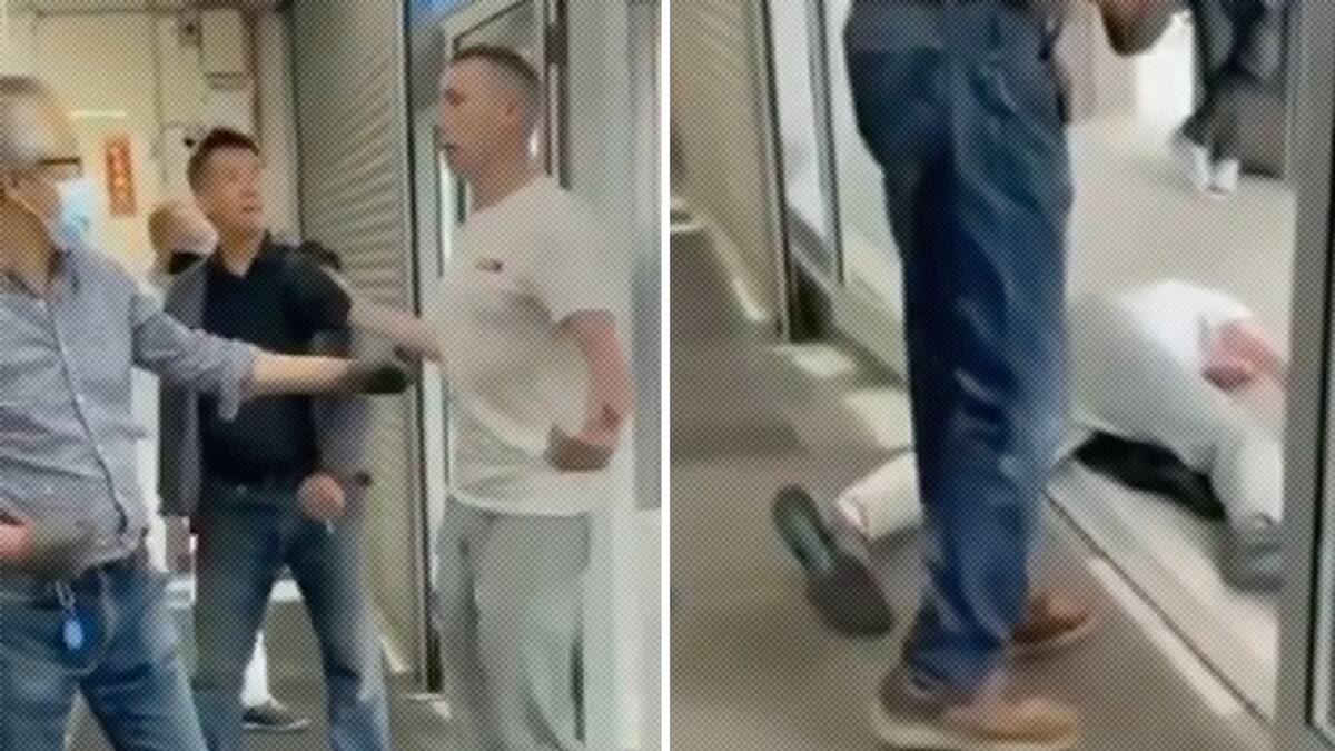 VIDEO Joven busca intimidar al dueño de una tienda asiática y termina noqueado