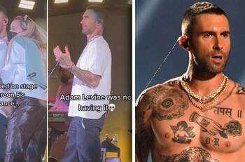 Rechaza Adam Levine a una fan ¡Pero se defiende en las redes!