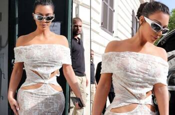 Kim Kardashian visita el Vaticano con sensual vestido y desata las críticas