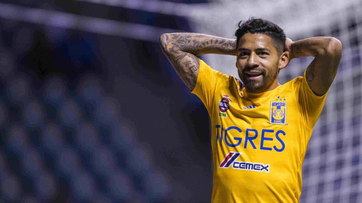 Tigres: Javier Aquino podría perderse el encuentro ante el Palmeiras