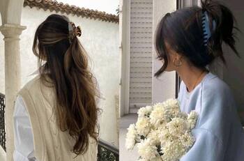 Los 5 peinados con pinzas más bonitos para lucir este verano