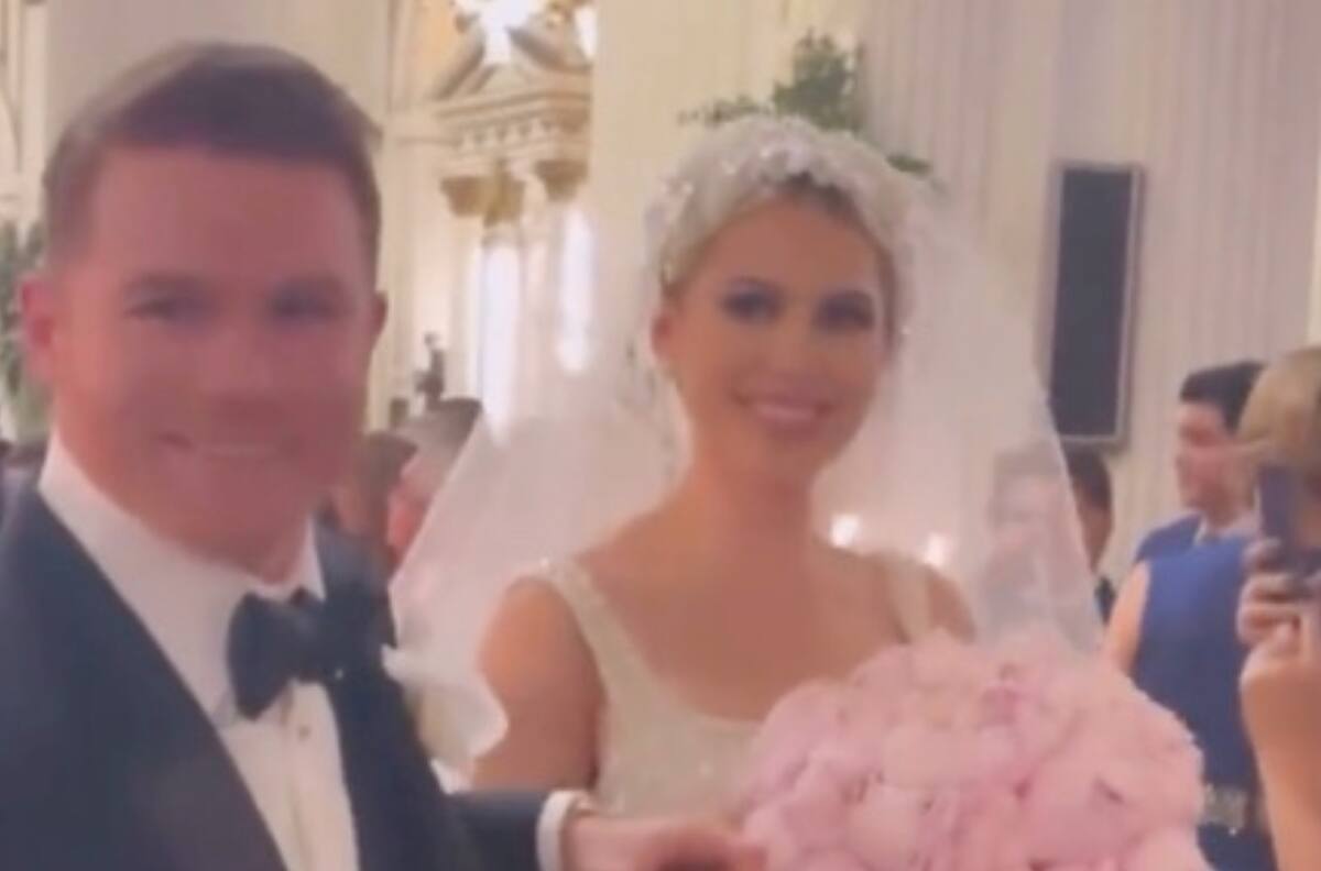 Boda "Canelo" Álvarez: Así fueron los looks más espectaculares de los famosos