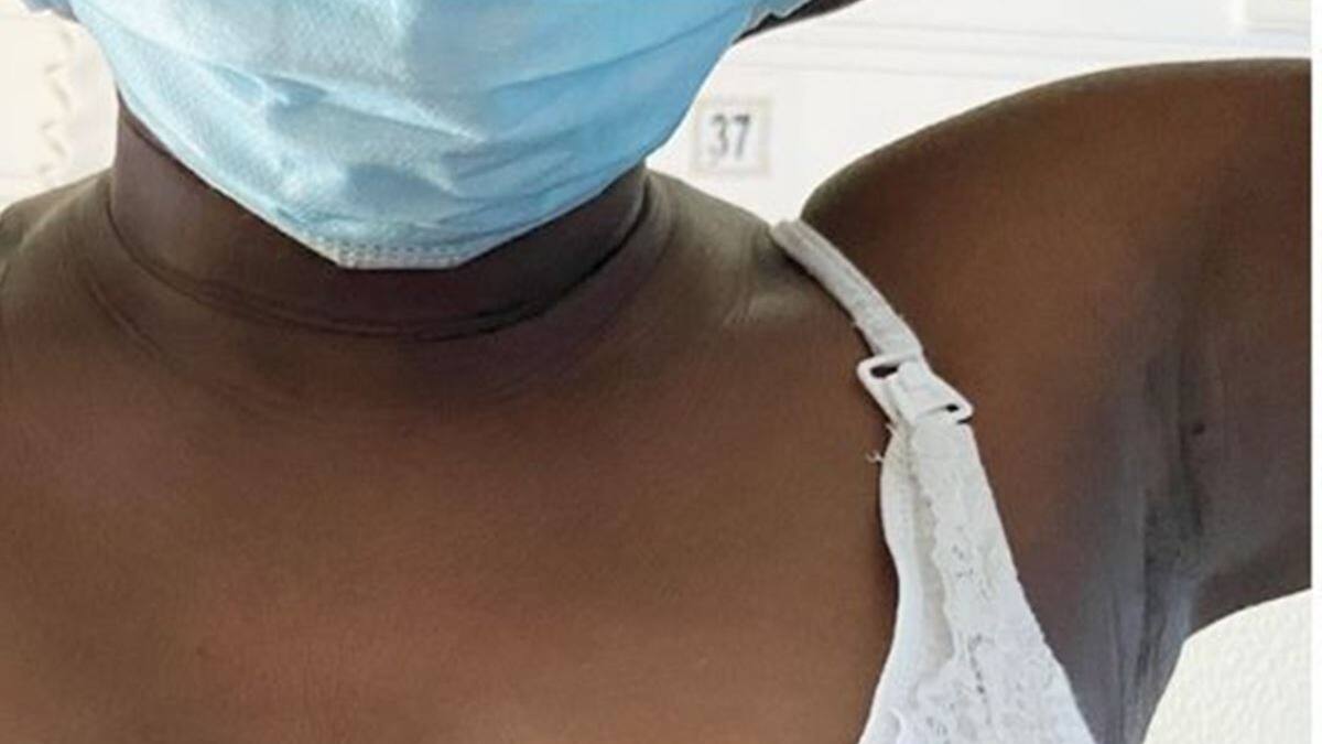 Fotos: Mujer comienza a lactar a través de su axila