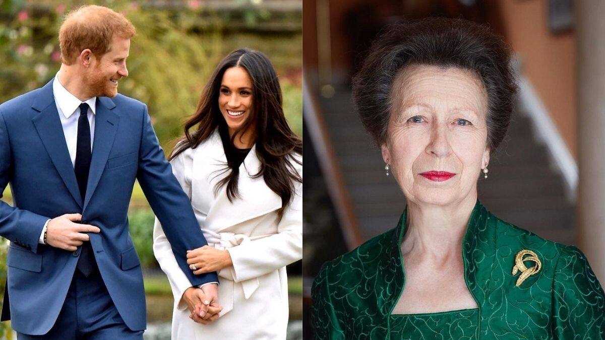 Acusan a la Princesa Ana de comentarios racistas hacia Meghan Markle y el príncipe Harry