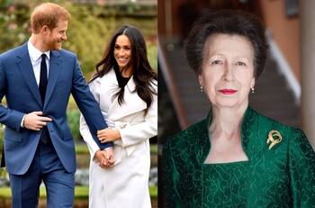 Acusan a la Princesa Ana de comentarios racistas hacia Meghan Markle y el príncipe Harry
