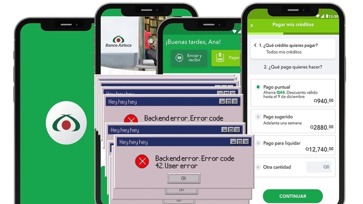 Usuarios reportan fallas en servicios de Banco Azteca y así reaccionan en redes sociales