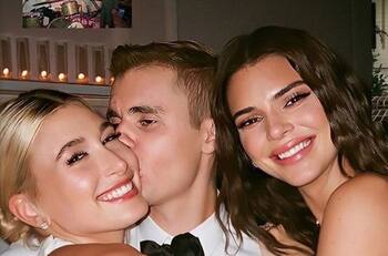 Kendall y Kylie Jenner encendieron con sus looks la fiesta de lanzamiento del álbum de Justin Bieber