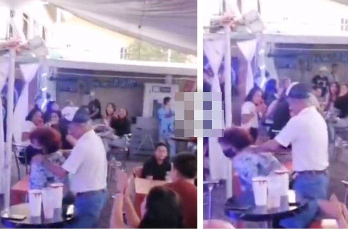 VIDEO | Captan a abuelitos perreando en un bar de “chavos” y se hacen virales