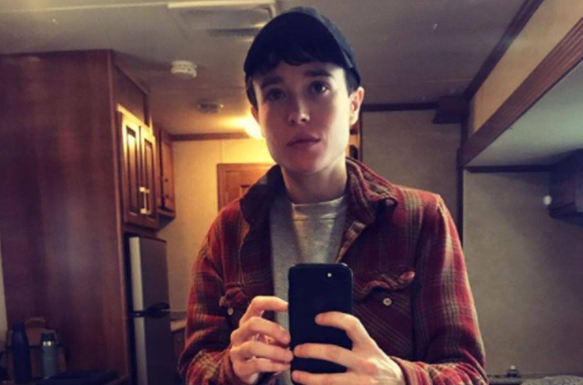 Elliot Page publicó su primera foto sin camisa tras operación de pecho