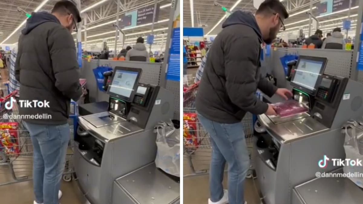 Hombre recrea comercial de la caja registradora de Barbie en Walmart y se hace viral| VIDEO