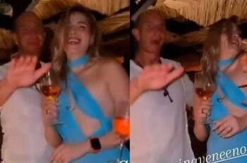 ¿Qué opinará Andrea Legarreta? Erik Rubín es captado en comprometedoras fotos bailando con otra mujer