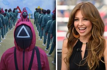 Thalía es tan fan de "El juego del calamar" que hasta hace su pronóstico de la nueva entrega