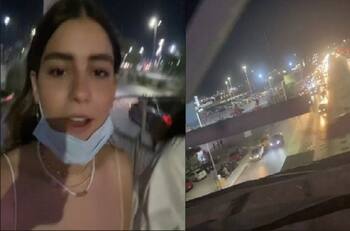 VIDEO: ¡Su primera vez! Chica se emociona al cruzar un puente y se viraliza
