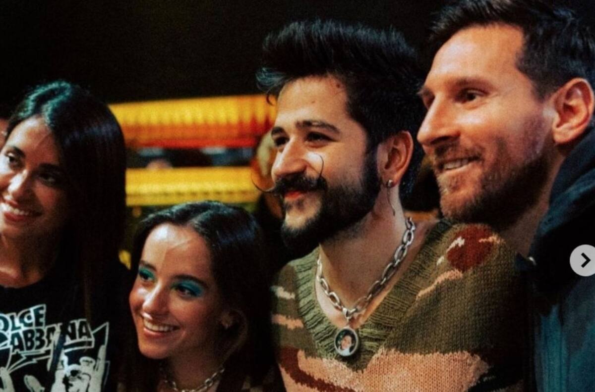 Encuentro entre Camilo y Messi provoca ola de memes en Twitter
