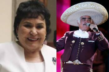 Vicente Fernández y Carmelita Salinas eran amigos íntimos