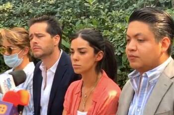 Daniela Berriel se quiebra en llanto al hablar en rueda de prensa de la libertad de su agresor