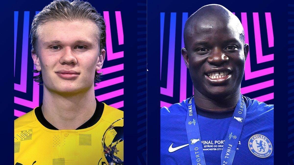 Haaland y Kante los mejores de la Champions League 20-21