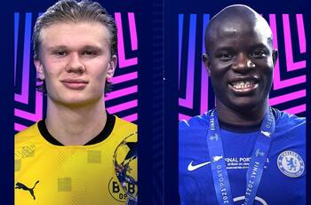 Haaland y Kante los mejores de la Champions League 20-21