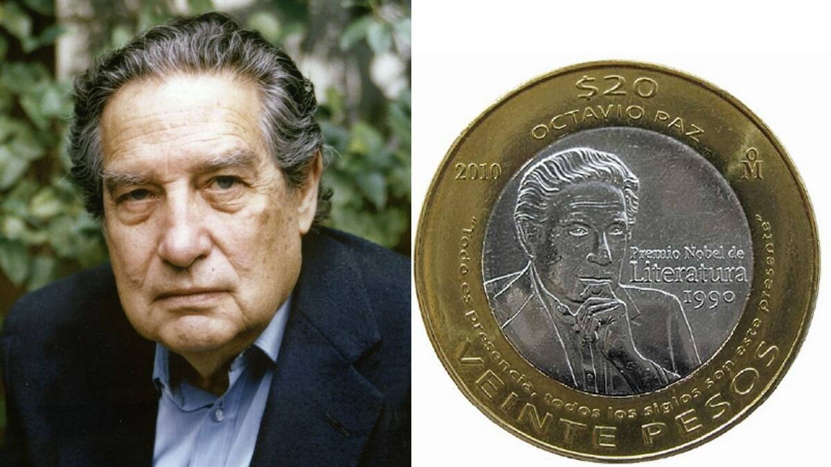 Conoce la extraña moneda de Octavio Paz por la que piden medio millón de pesos