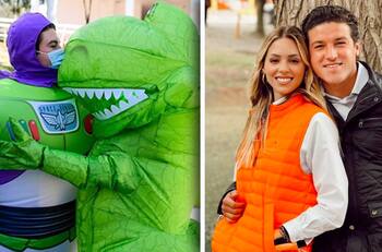 Mariana Rodríguez disfraza al Gobernador de Nuevo León de "Buzz Ligthyear" y lo presume