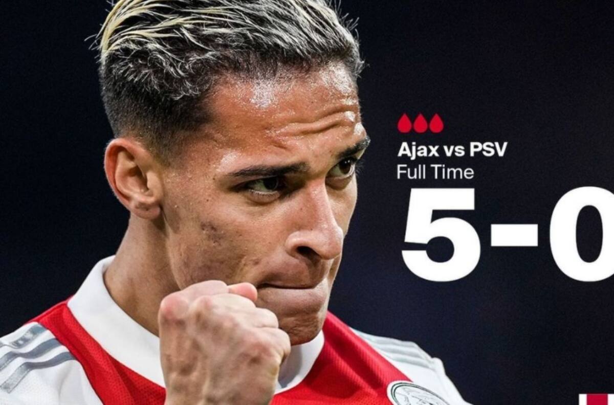Ajax 5-0 PSV | En el cumpleaños de Edson Álvarez, el Ajax goleó escandalosamente