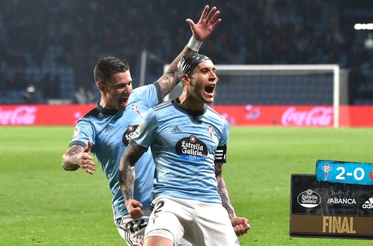 Celta de Vigo se impone 2-0 al Osasuna en casa