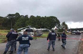 Video: Así se desplomó el helicóptero de la Marina en Hidalgo