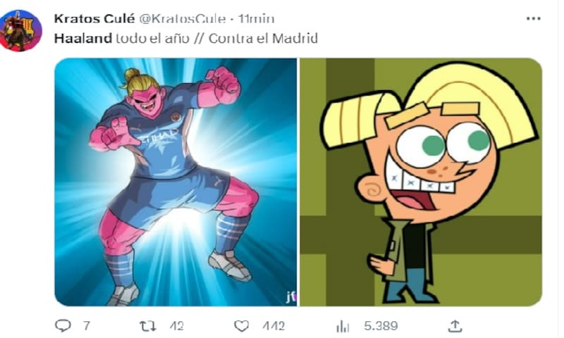 Los mejores memes del Real Madrid y Manchester City (Twitter)