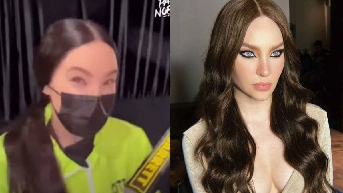 Belinda se disfraza de guardia de seguridad para hacer bromas en Pa'l Norte