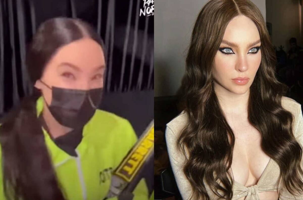 Belinda se disfraza de guardia de seguridad para hacer bromas en Pa'l Norte