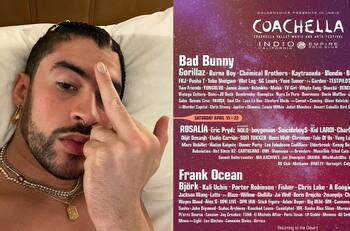 Bad Bunny encabeza el cartel del festival Coachella