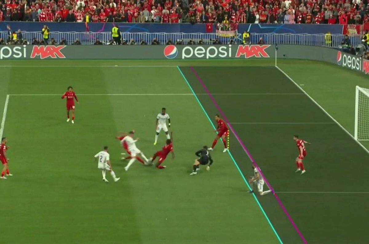 VIDEO | Así fue la polémica jugada del gol anulado en el Liverpool vs Real Madrid