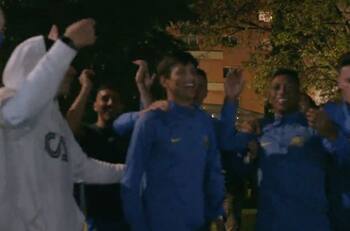 VIDEO | Jürgen Damm es bautizado en América como ‘¡SIIIIUUUUUÜRGEN!’