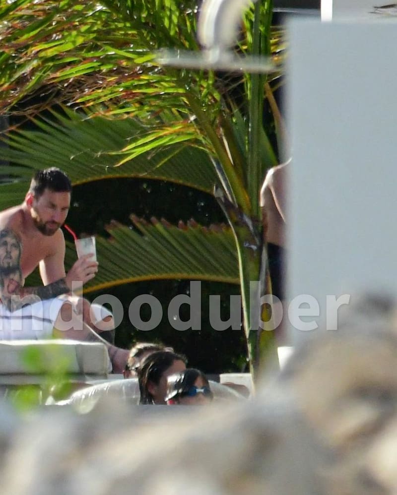 Lionel Messi se encuentra disfrutando de sus días de descanso. (Twitter).