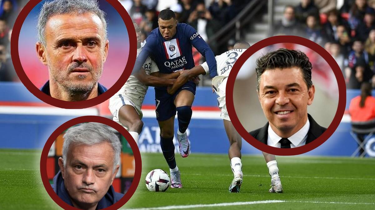 Mourinho, Luis Enrique y el Muñeco Gallardo se prueban el asiento de Christophe Galtier en el nuevo PSG