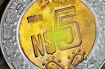 Numismática: Esta moneda de 5 pesos puede llegar a valer 6 mil