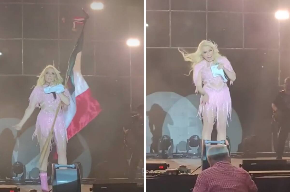 VIDEO| Se le sube una cucaracha a la cantante Yuri y se hace viral ¡Qué horror!