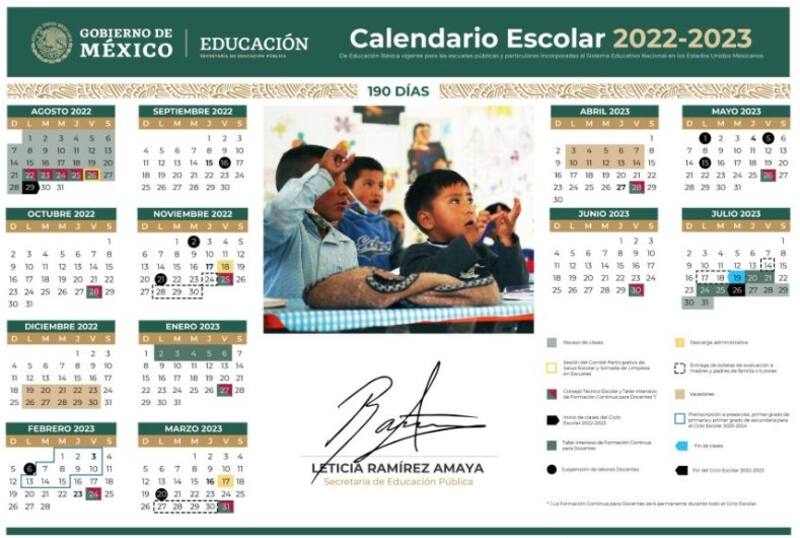 El ciclo escolar 2022-2023 concluirá el 19 de julio en el nivel básico. (SEP)