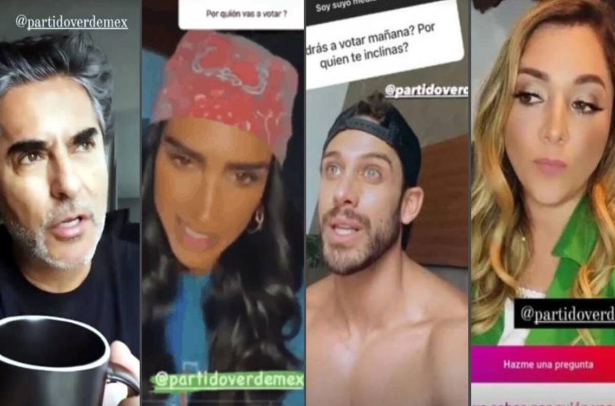 INE sancionará a los influencers que violaron la veda electoral en apoyo al PVEM