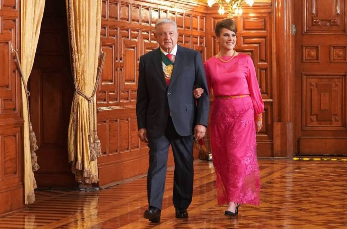 Moda: Así fue el vestido que la primera dama en el Grito de Independencia 2022