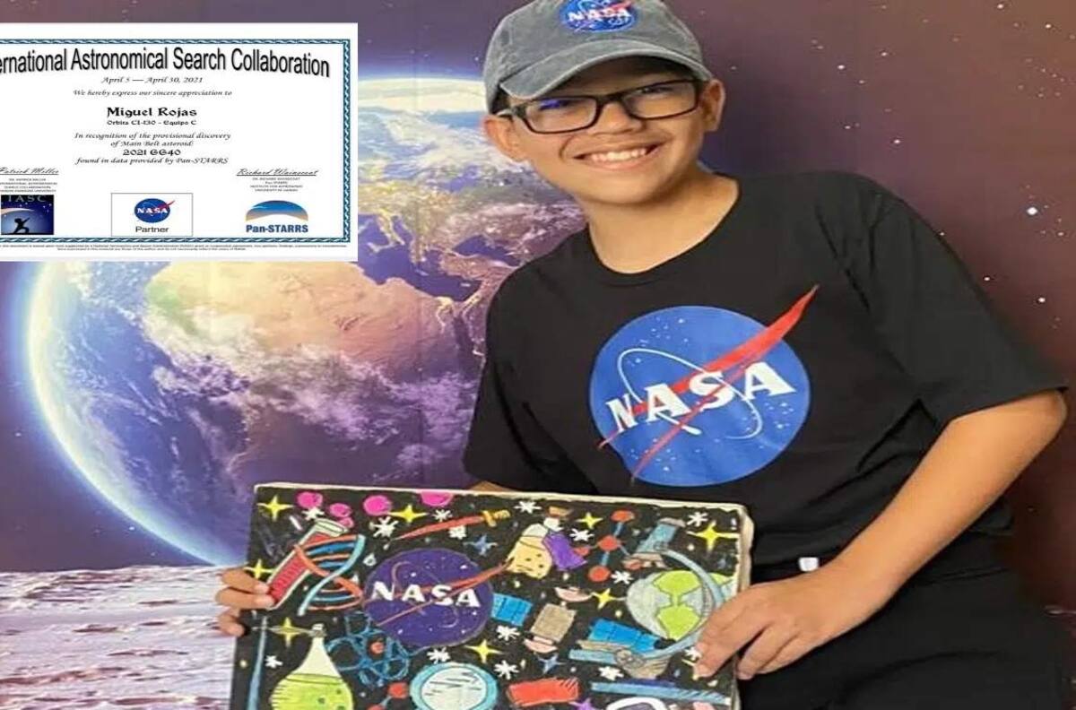 ¿No mires arriba? Niño descubre un asteroide certificado por la NASA
