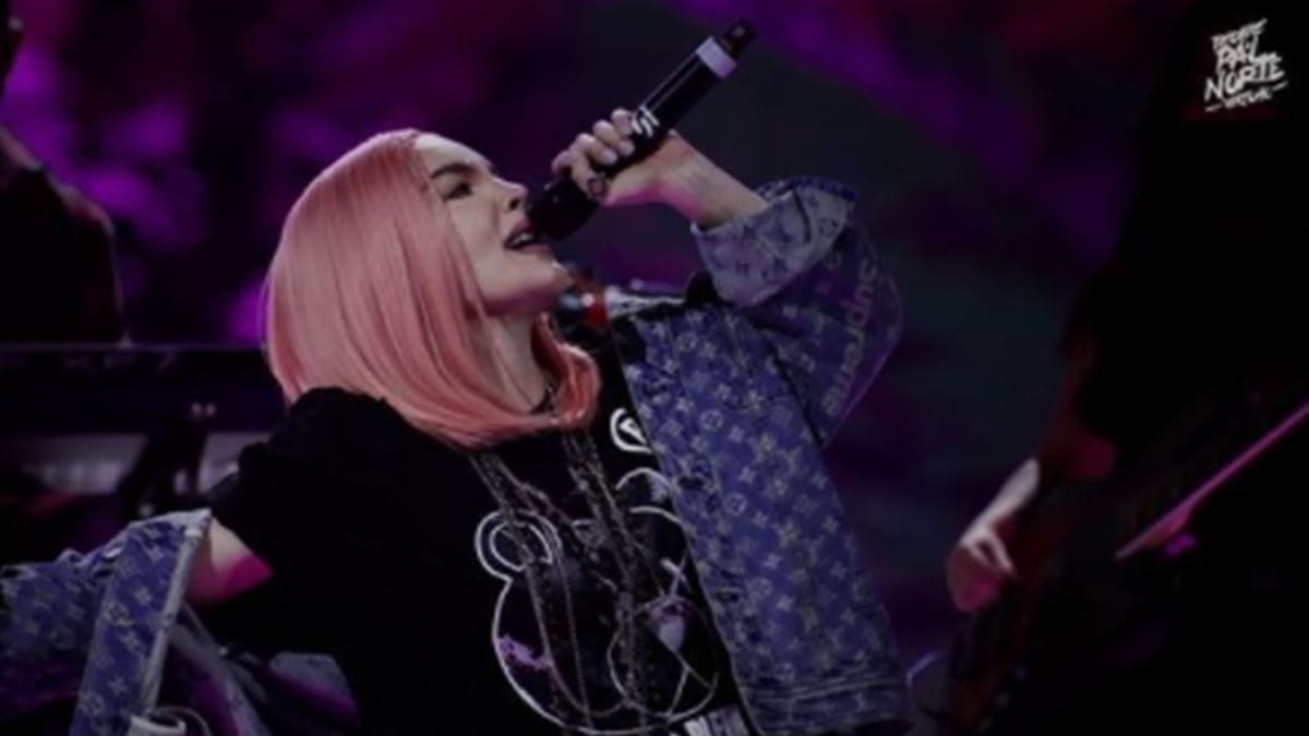 Así sorprendió Belinda a los asistentes del festival virtual Pa'l Norte