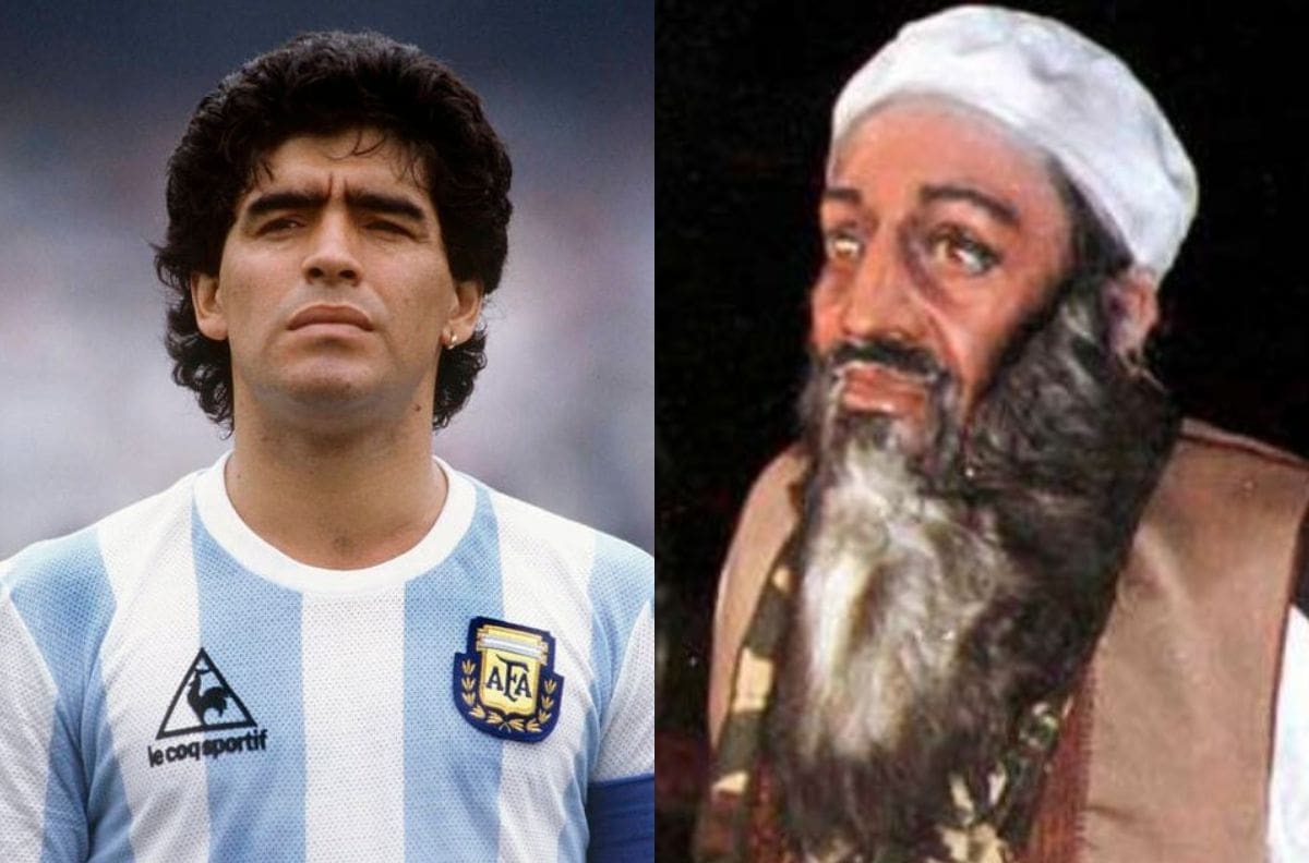 El día que Diego Armando Maradona se disfrazó de Bin Laden para celebrar su cumpleaños
