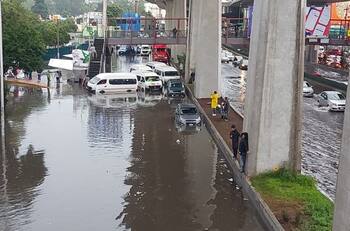 Colapsa el Estado de México por inundaciones tras las fuertes lluvias